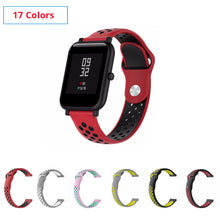 Load image into Gallery viewer, 17 Colors Silicone band for Amazfit Bip Replace for Xiaomi Huami Amazfit Band Bracelet Huami Amazfit Bip Bit Wrist Strap 20mm